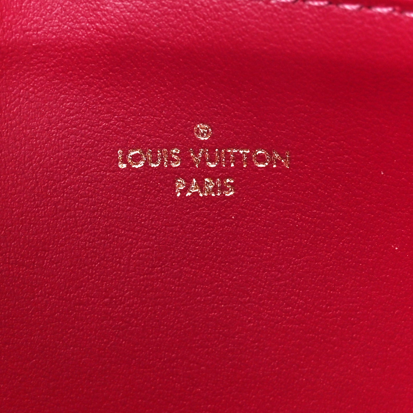 Monogram Pochette Felicie Chain Wallet Fuchsia