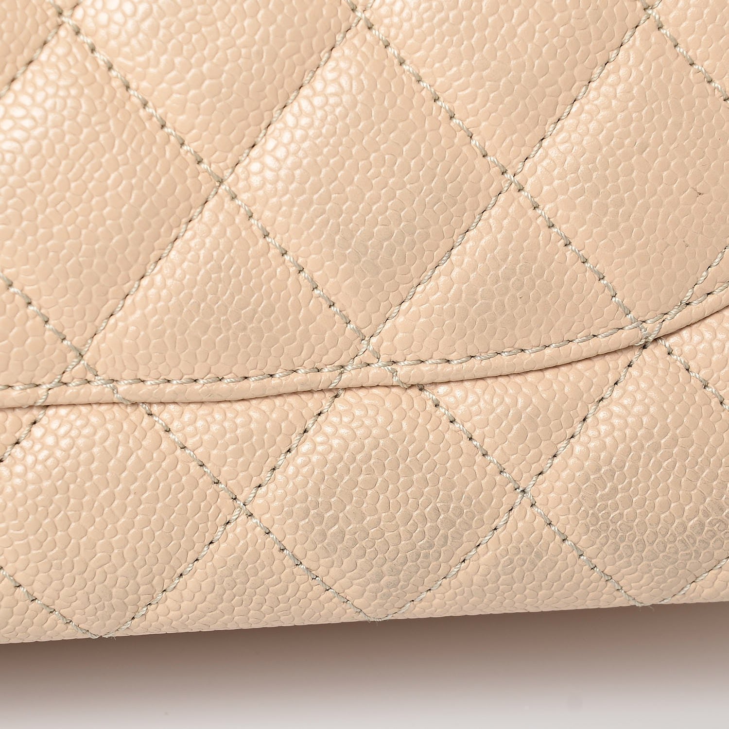 Chanel Caviar Quilted Grand Shopping Tote GST Beige Clair 14 of 15