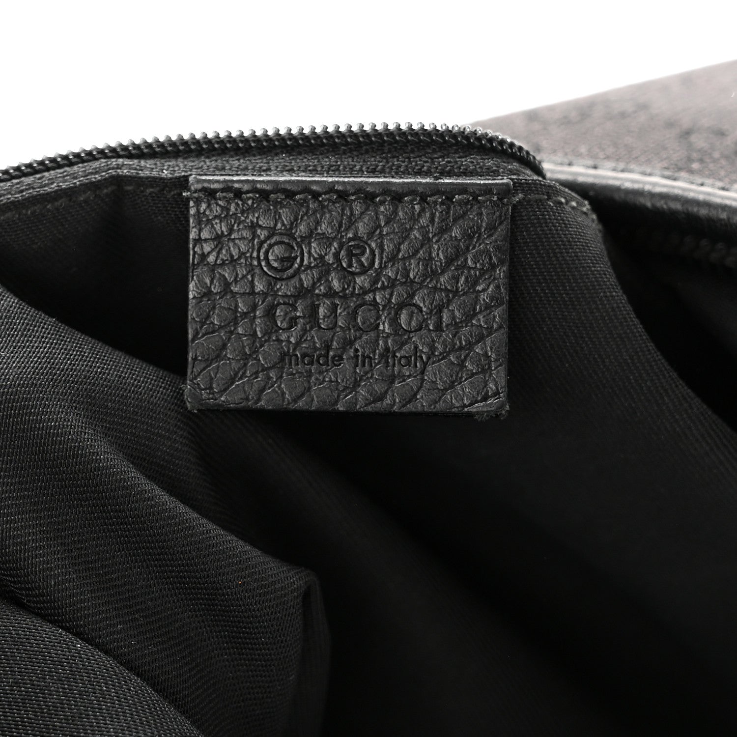 Gucci Denim Monogram Abbey D Ring Hobo Black 6 of 11