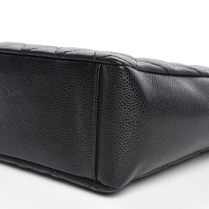 Chanel Caviar Quilted Petit Shopping Tote PST Black 9 of 9
