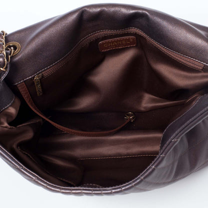 Chanel Calfskin XL Degrade Flap Bronze 10 of 11