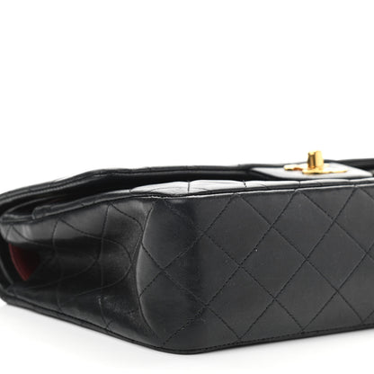 Chanel Lambskin Quilted Medium Double Flap Black 8 of 9