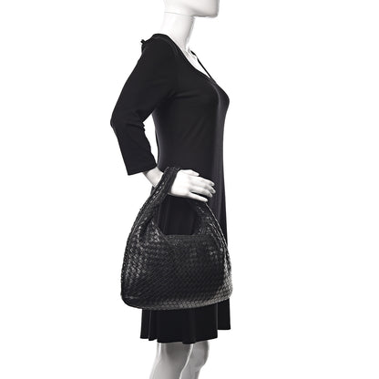 Bottega Veneta Nappa Intrecciato Medium Veneta Hobo Black 2 of 13