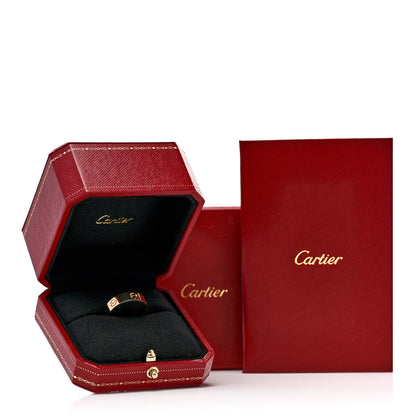 Cartier 18K Yellow Gold 3.5mm LOVE Wedding Band Ring 54 6.75 3 of 5