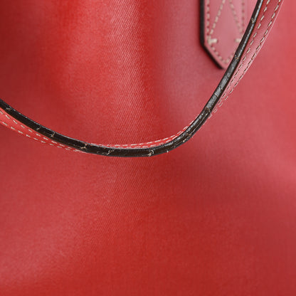Gucci GG Supreme Monogram Medium Reversible Tote Beige Red 26 of 28