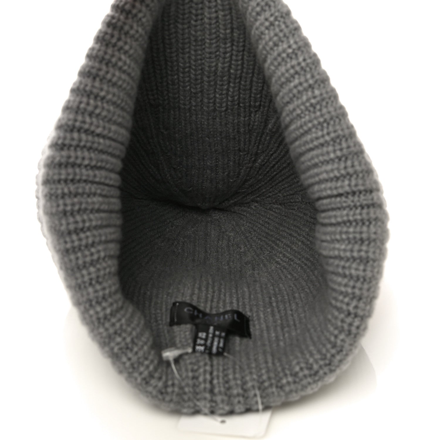 Chanel Wool Cashmere CC Beanie Hat Grey Orange 883916 – FASHIONPHILE