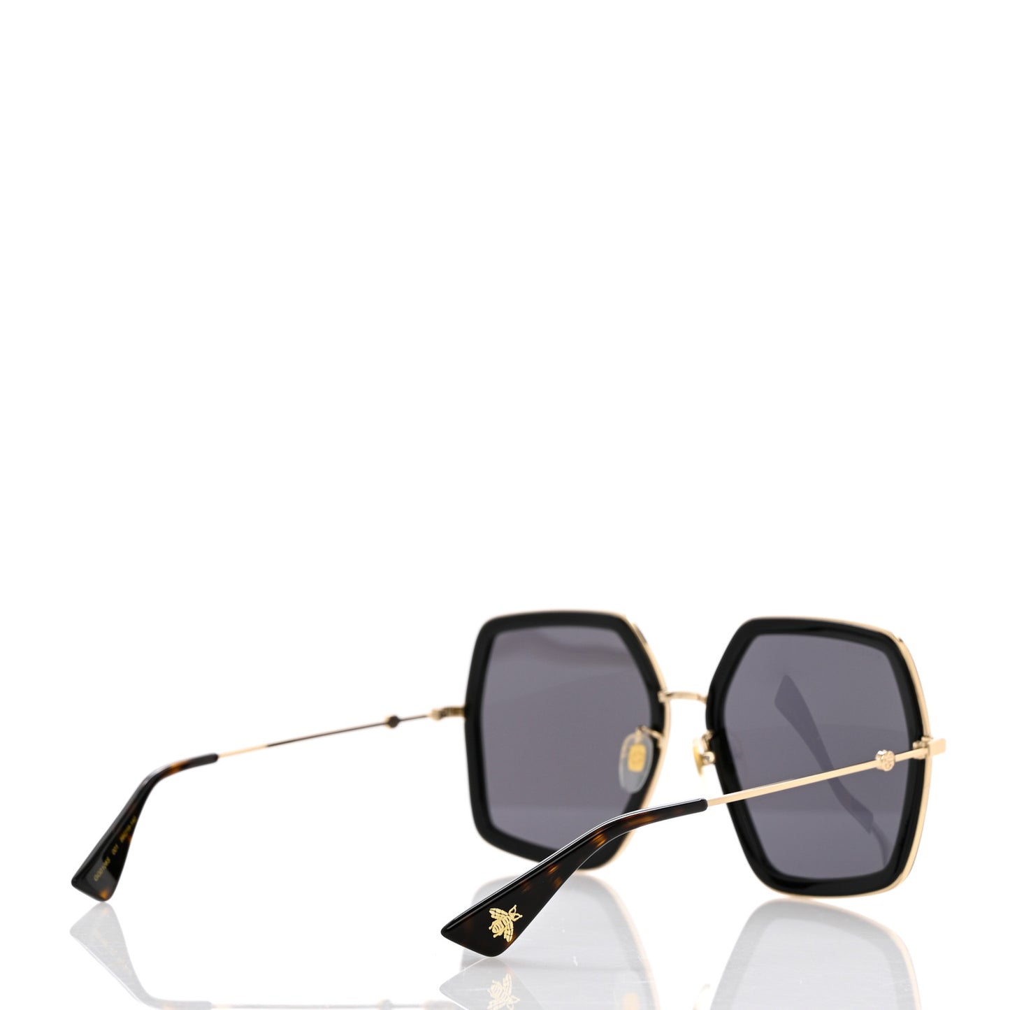 Acetate Oversize Square Frame GG0106S Sunglasses Black