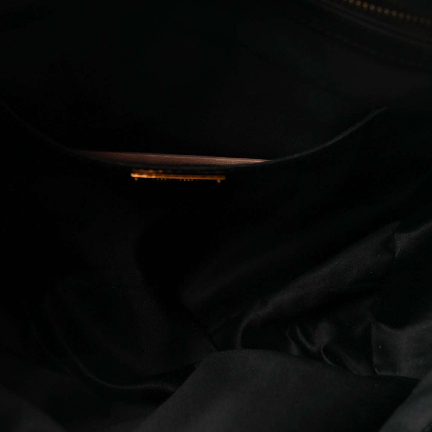 Vitello Shine Top Handle Satchel Black