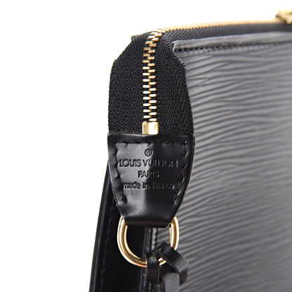 Louis Vuitton Epi Pochette Accessories 24 Black 5 of 11
