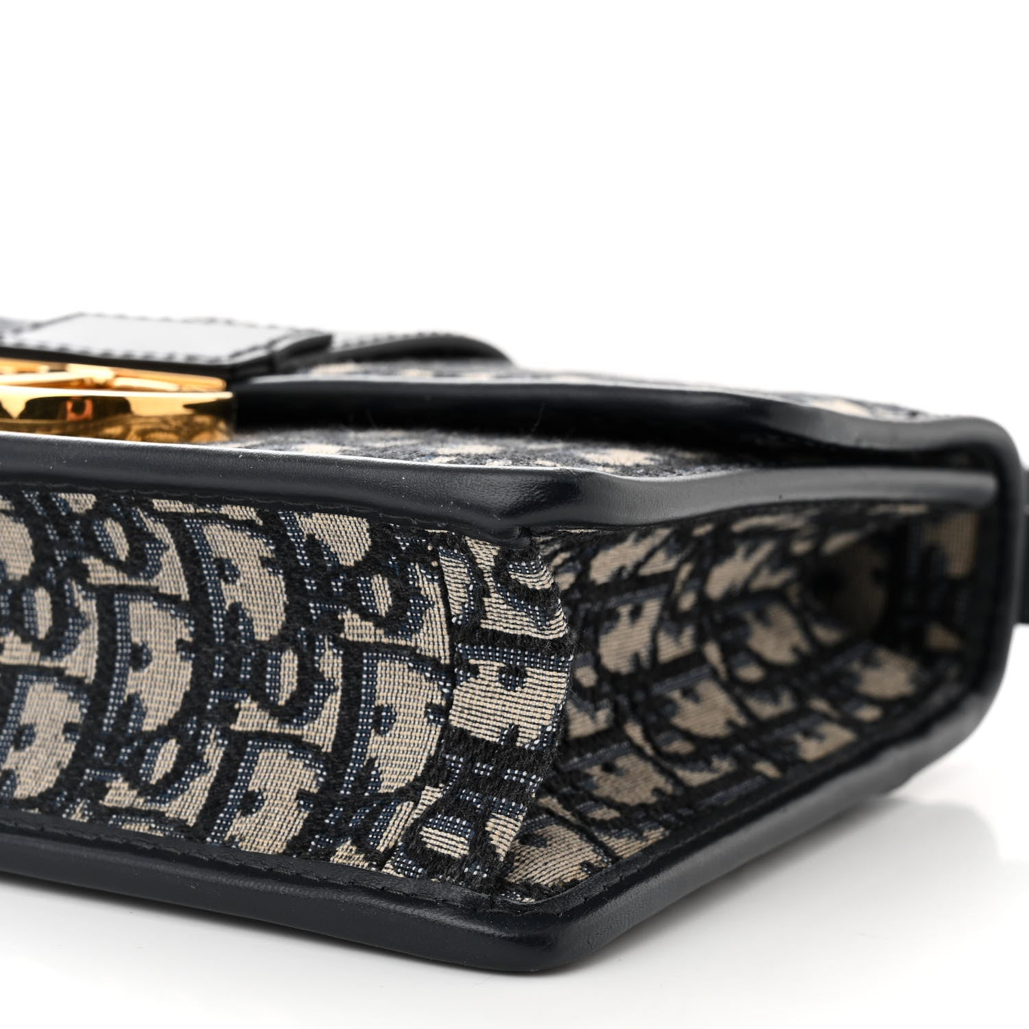 Christian Dior Oblique 30 Montaigne Flap Bag Blue 9 of 10