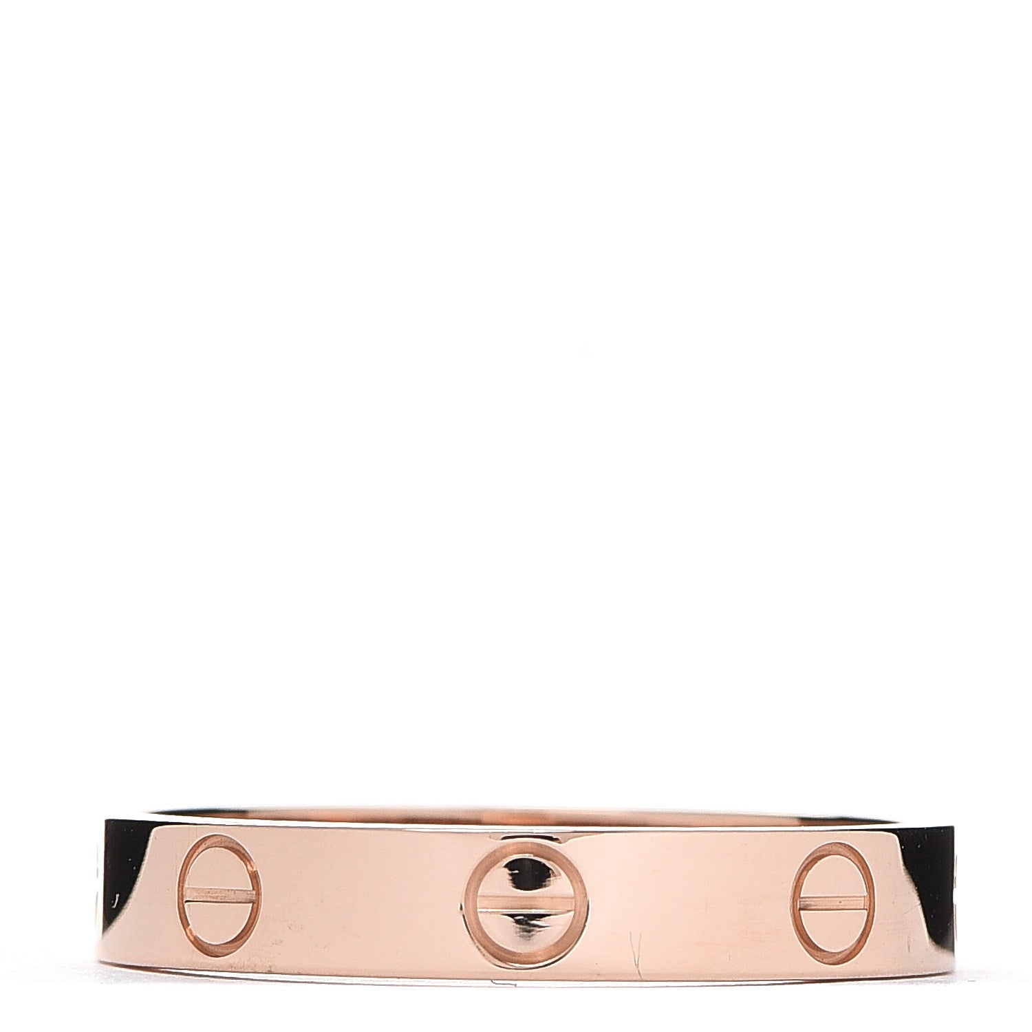 Tiffany 18K Pink Gold 3.5mm LOVE Wedding Band Ring 58 8.25 2 of 5