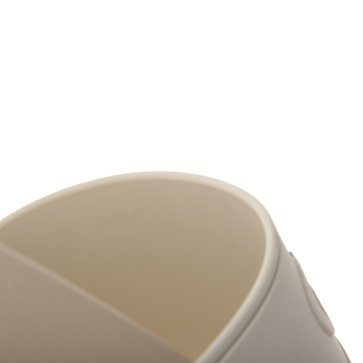 Gucci Rubber Logo Stamped Mens Slide Sandals 11 White 10 of 11