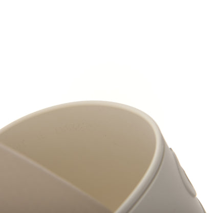 Gucci Rubber Logo Stamped Mens Slide Sandals 11 White 10 of 11