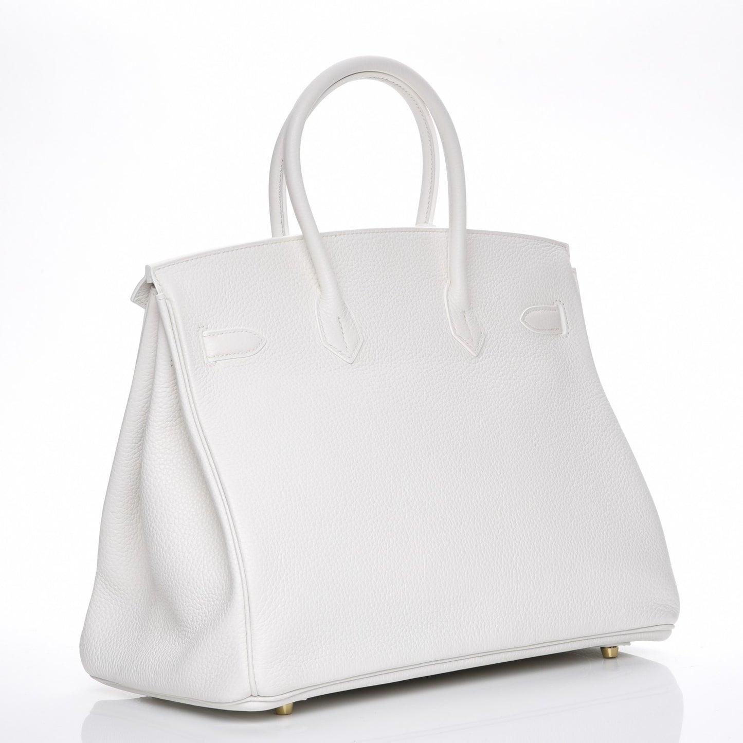 Taurillon Clemence Birkin 35 White