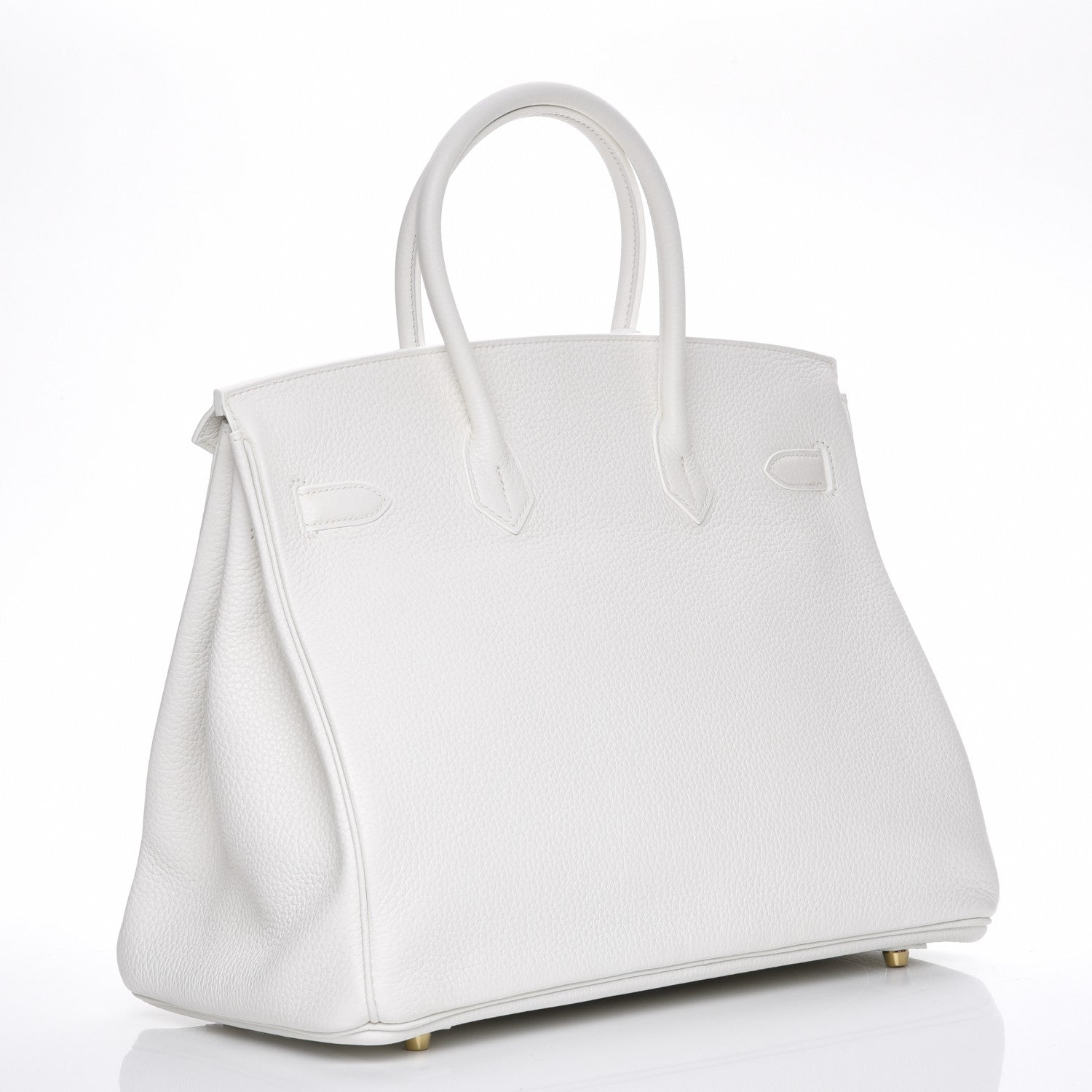 Hermes Taurillon Clemence Birkin 35 White 4 of 27