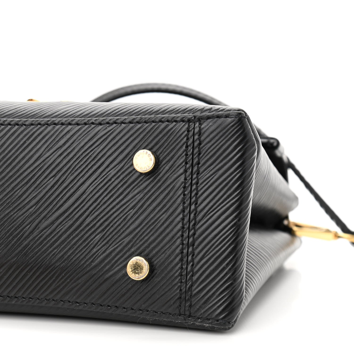 Louis Vuitton Epi One Handle Flap Bag Black 9 of 10