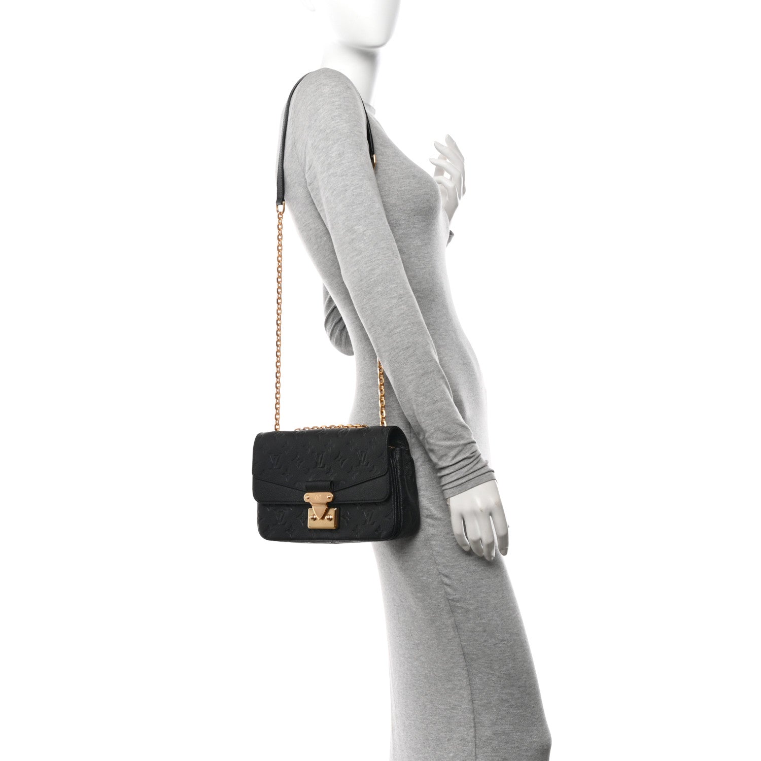 Louis Vuitton Empreinte Marceau Black 3 of 13