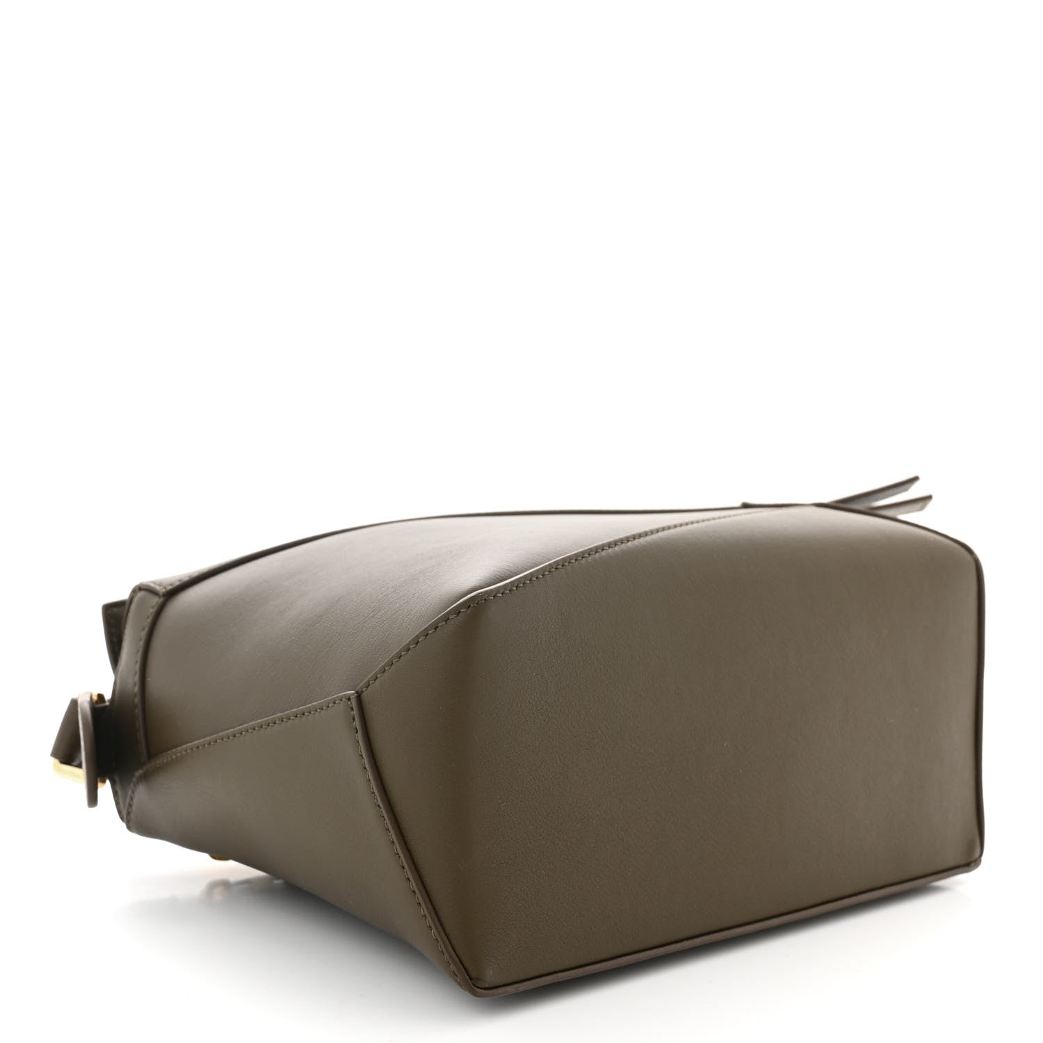 Loewe Calfskin Small Puzzle Bag Dark Khaki Green 4 of 9