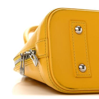 Louis Vuitton Epi Alma BB Citron 9 of 13