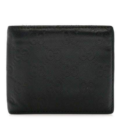 Gucci Guccissima Avel Bi-Fold Wallet Black 1 of 10