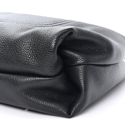Gucci Grained Calfskin Softbit Maxi Shoulder Bag Black 10 of 10
