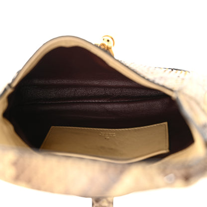 Gucci Snakeskin Mini Jackie 1961 Hobo Beige 5 of 18