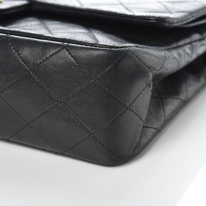 Chanel Lambskin Quilted Medium Double Flap Black 18 of 18