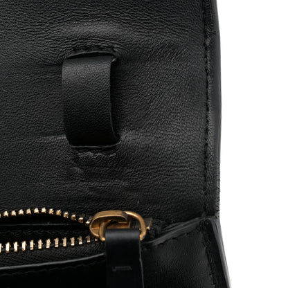 Celine Box Calfskin Medium Classic Box Flap Bag Black 14 of 14