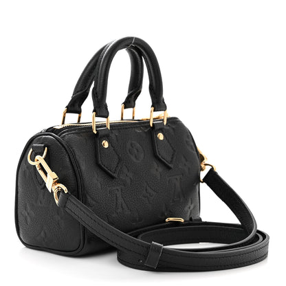 Louis Vuitton Empreinte Monogram Nano Speedy Black 3 of 9