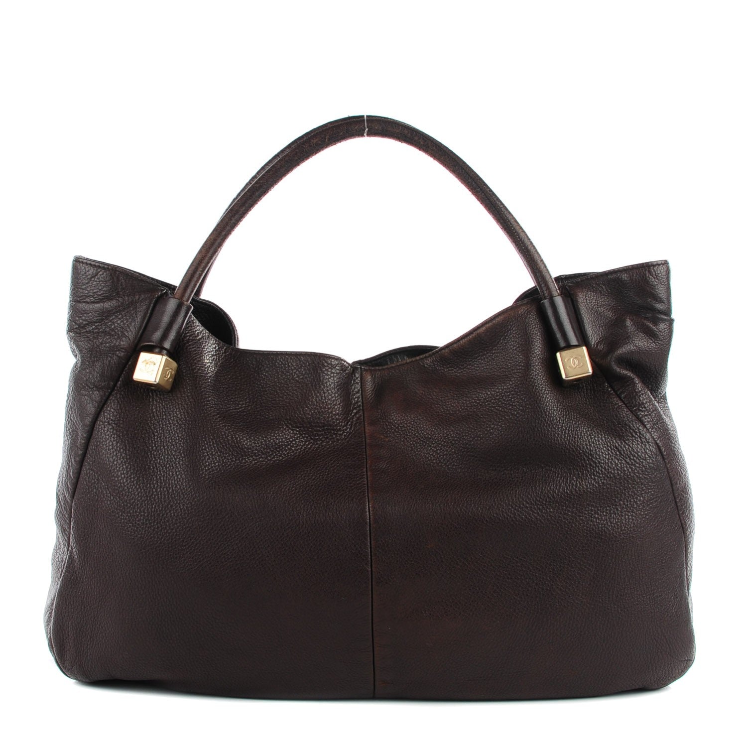 Chanel Deerskin Tote Brown 1 of 7