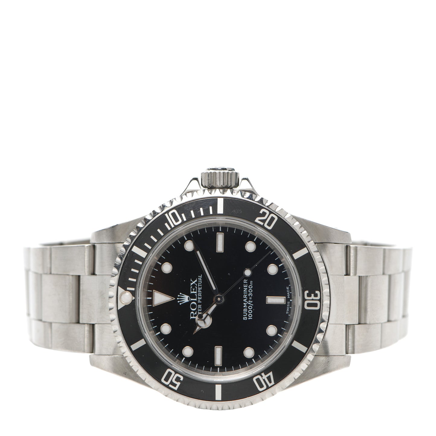 Stainless Steel 40mm Oyster Perpetual Submariner Watch Black 14060