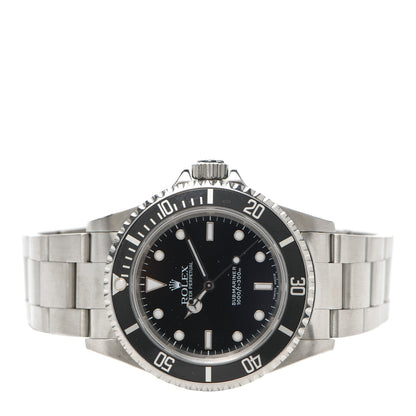 Rolex Stainless Steel 40mm Oyster Perpetual Submariner Watch Black 14060 2 of 6