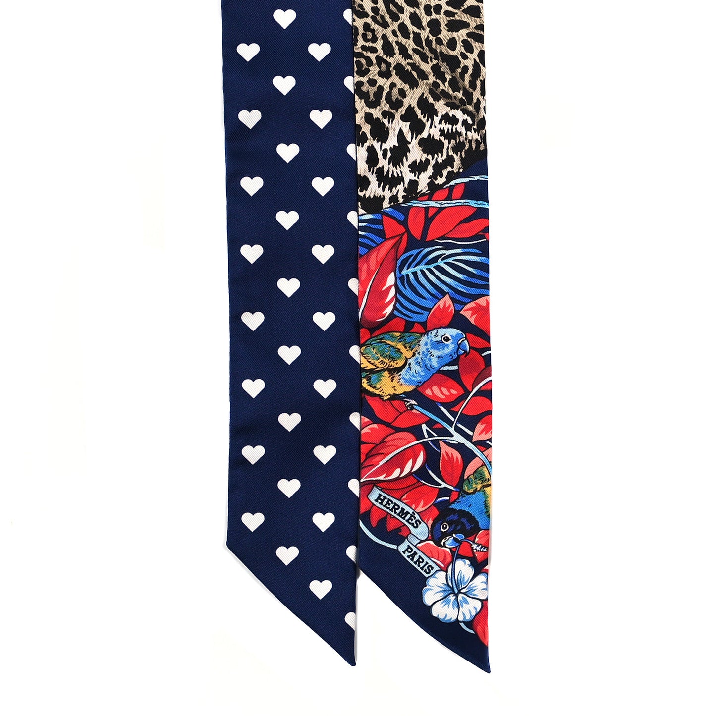 Silk Jungle Love Twilly Marine Rouge Brun