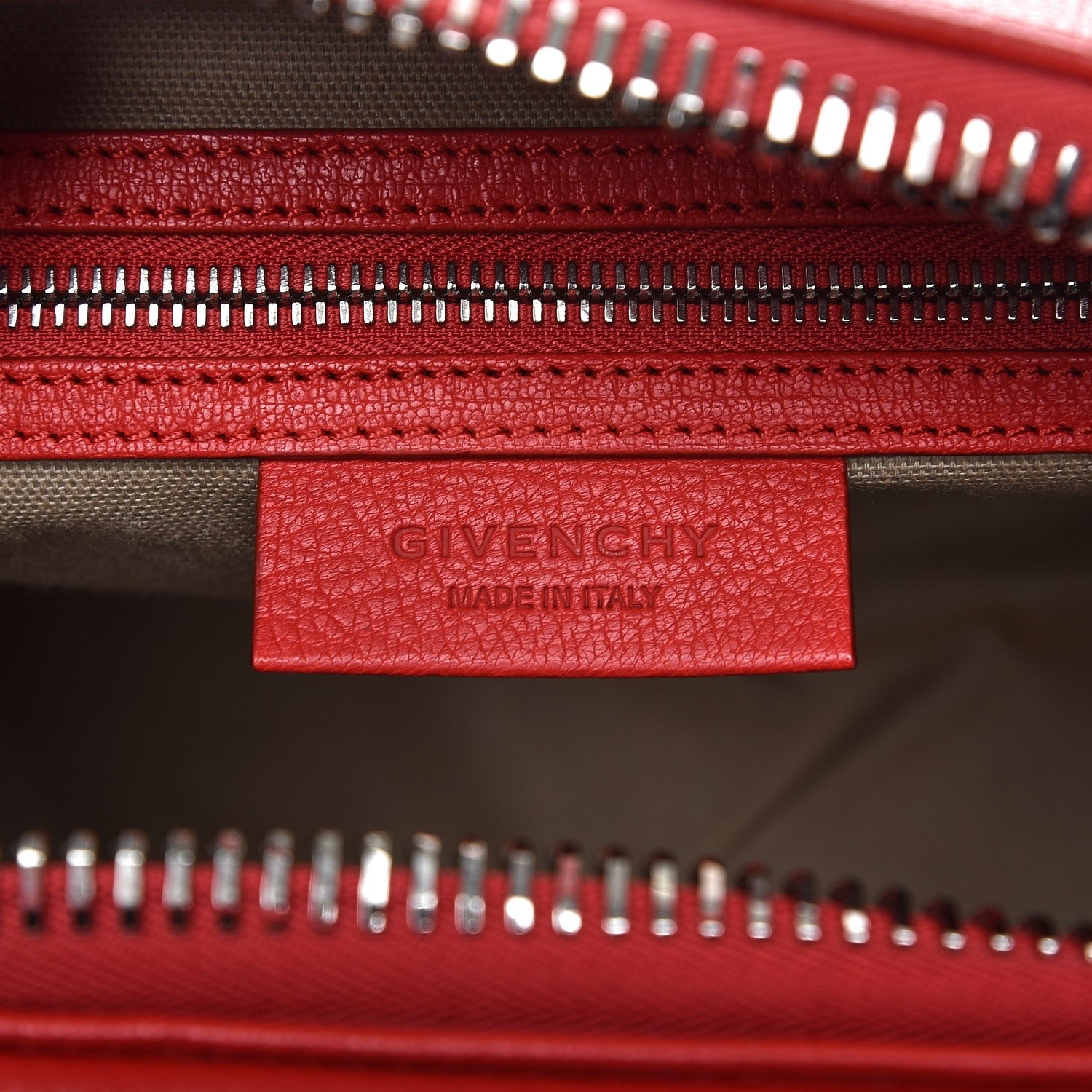 Givenchy Sugar Goatskin Small Antigona Red 7 of 8
