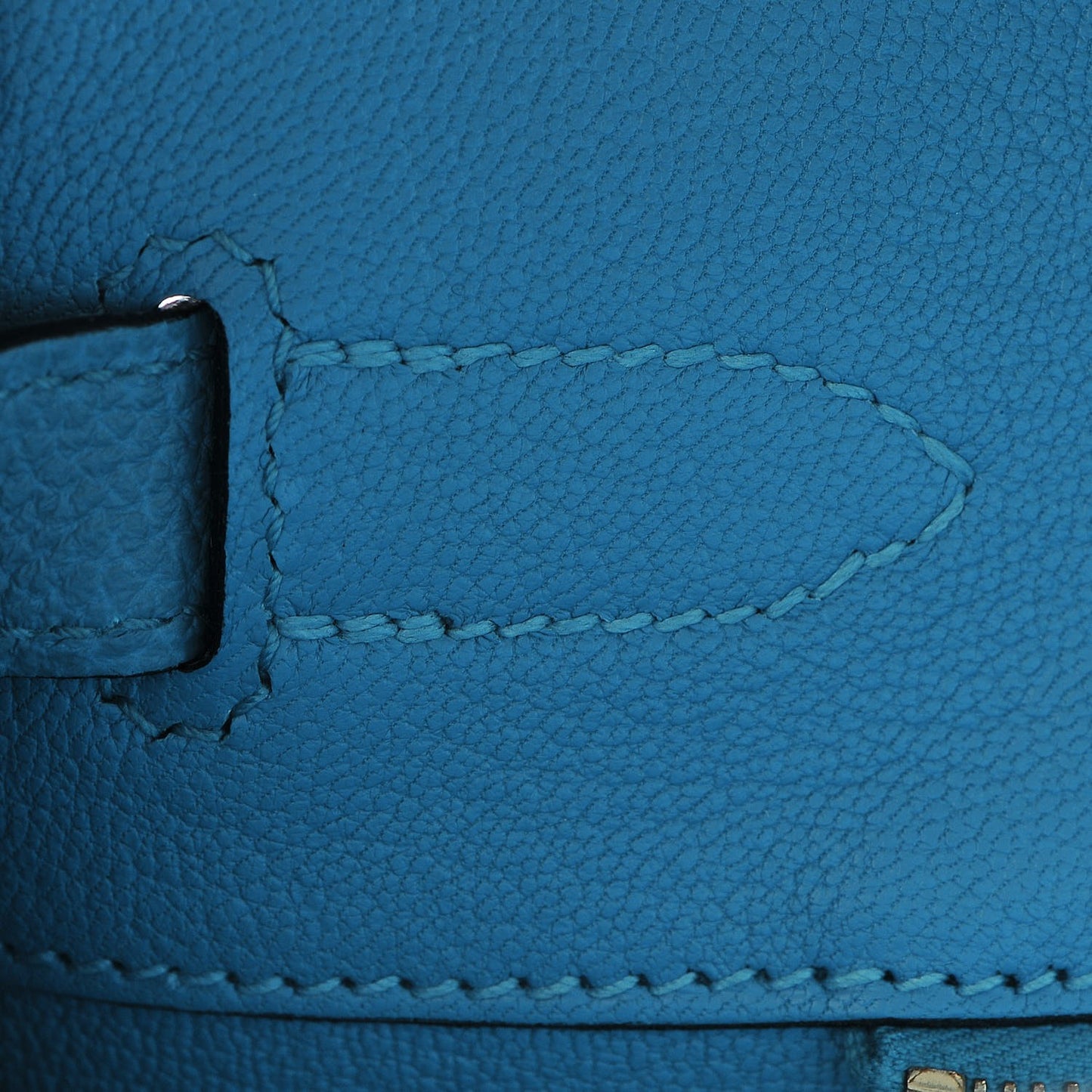 Togo Birkin 35 Turquoise