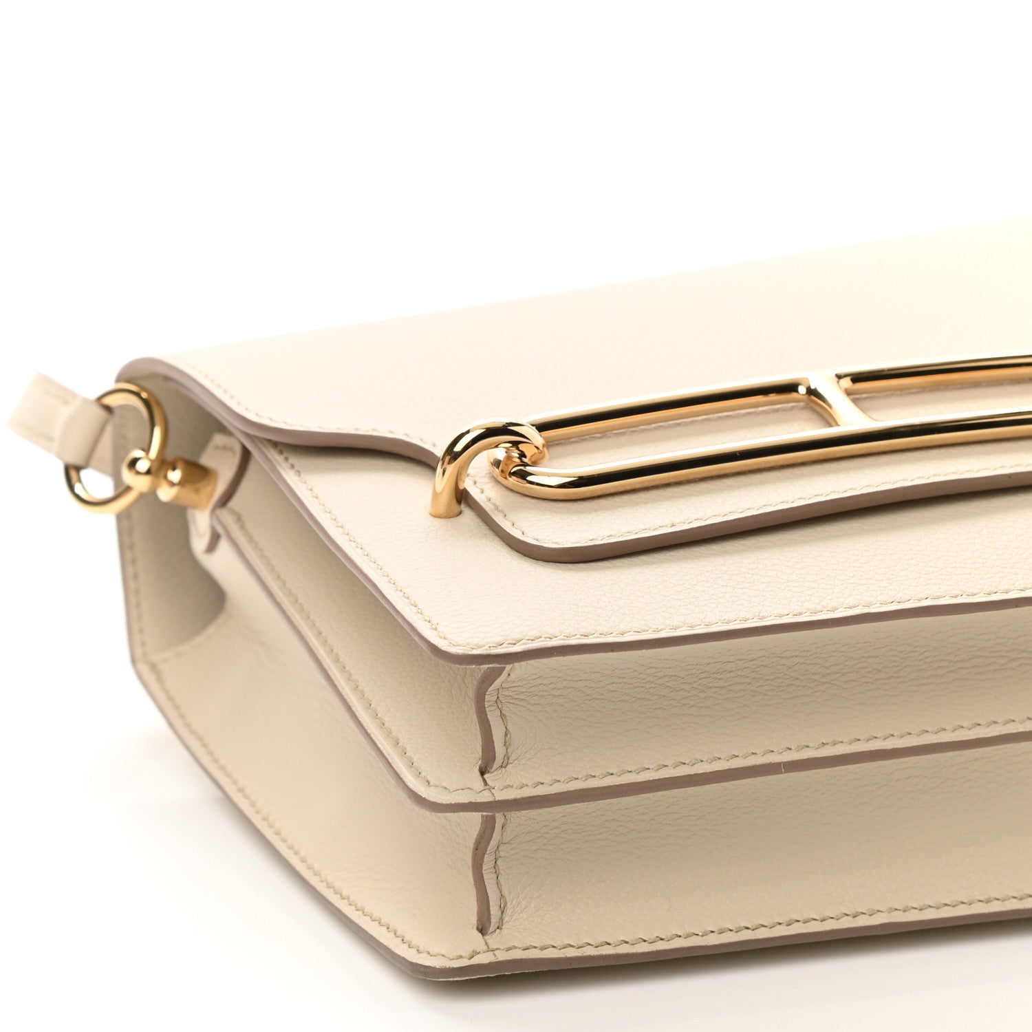 Hermes Evercolor Mini Sac Roulis Craie 8 of 9