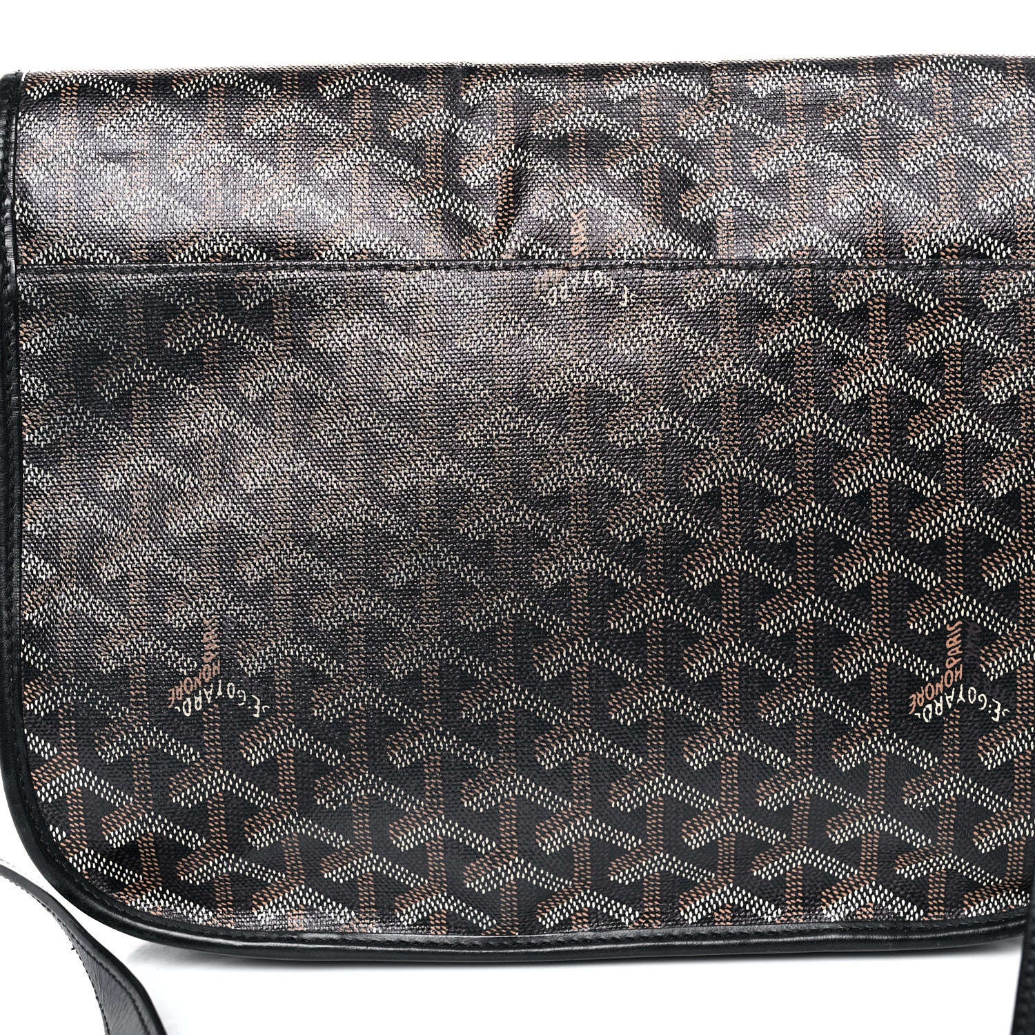 Goyard Goyardine Belvedere MM Messenger Bag Black 26 of 35