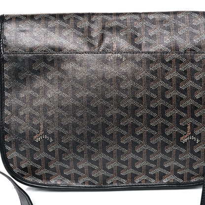 Goyard Goyardine Belvedere MM Messenger Bag Black 26 of 35