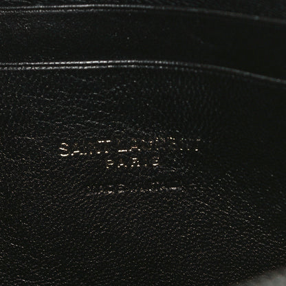 Saint Laurent Grain De Poudre Matelasse Monogram Mini Lou Camera Bag Black 7 of 8