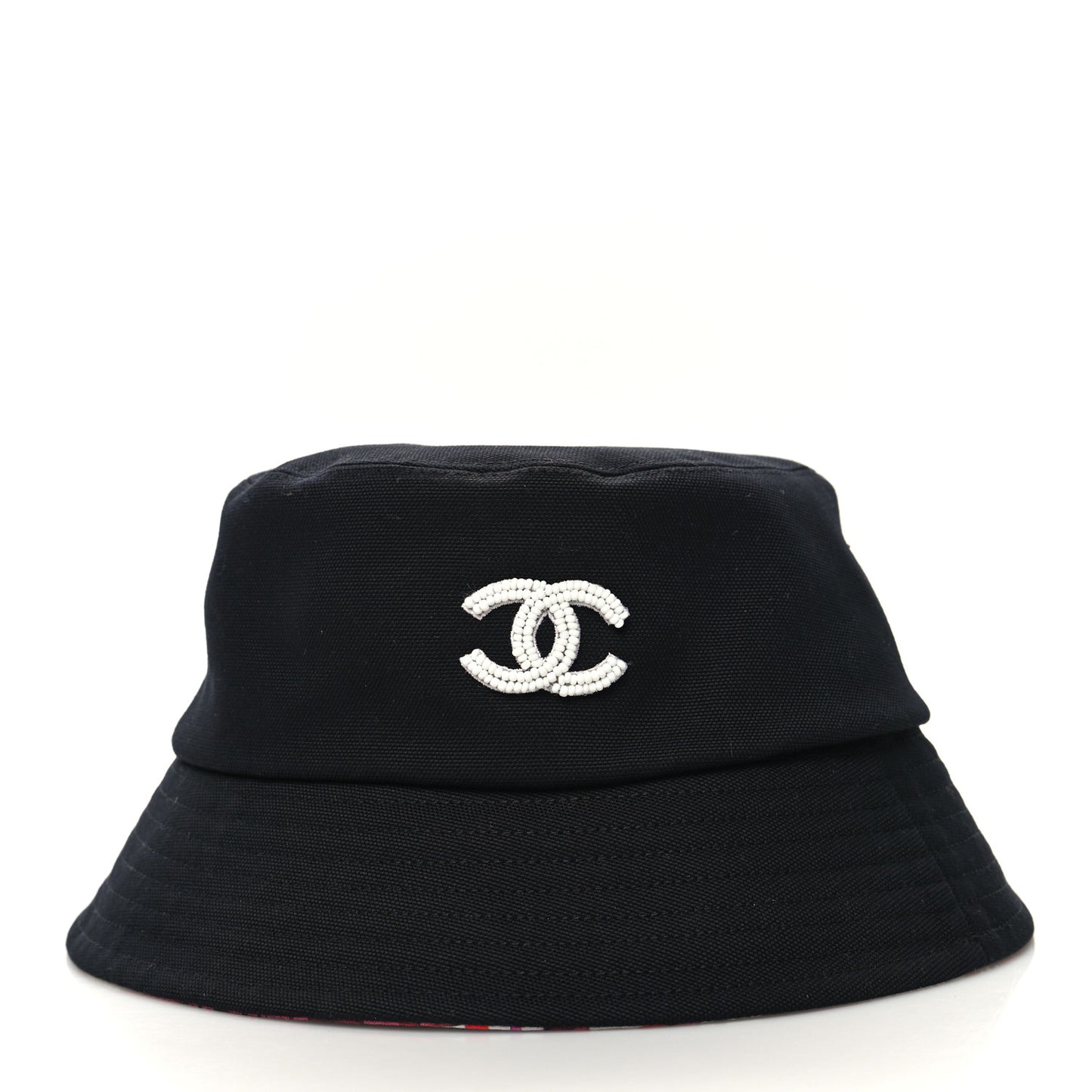 Cotton Pearl CC Bucket Hat M Black