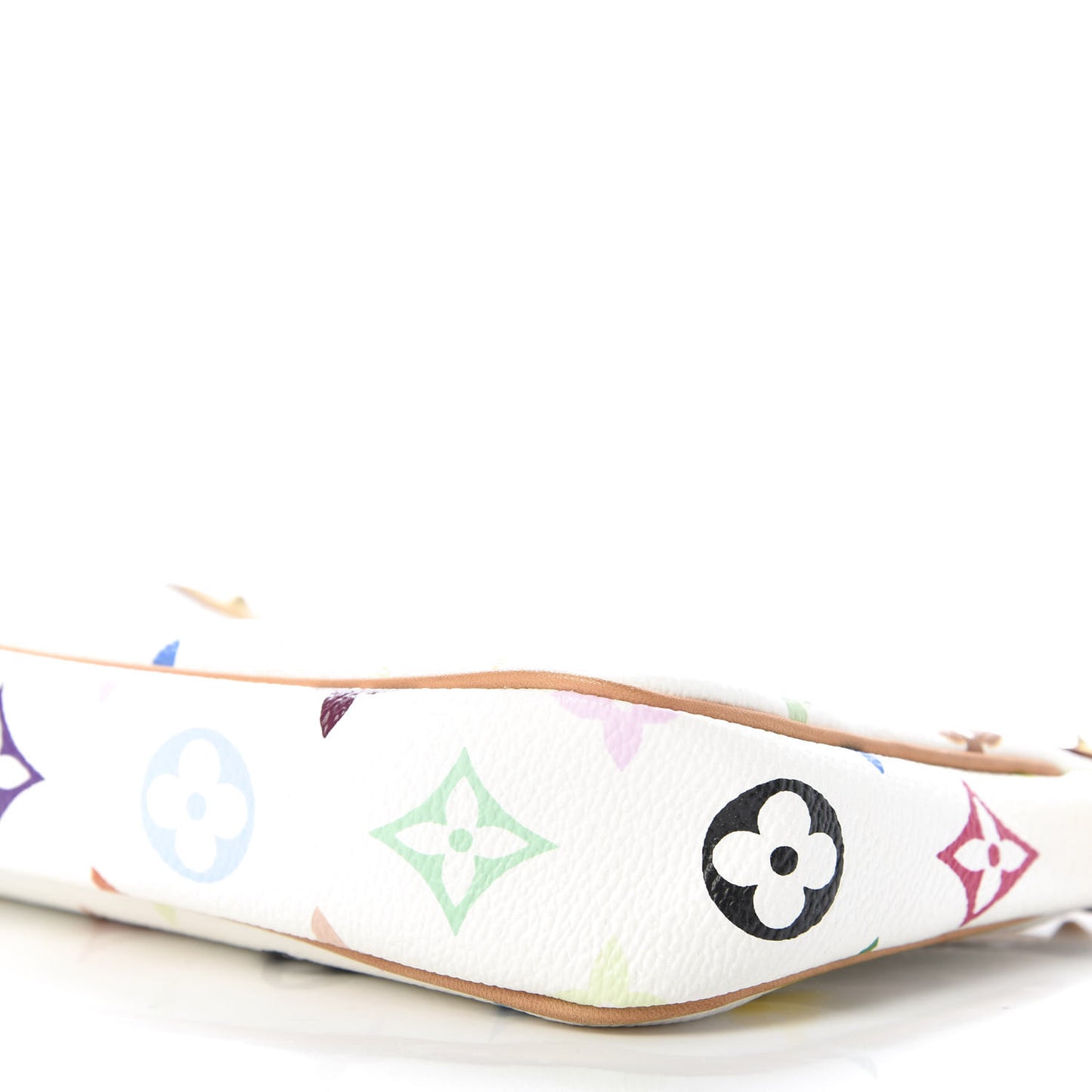 Monogram Multicolor Pochette Accessories White