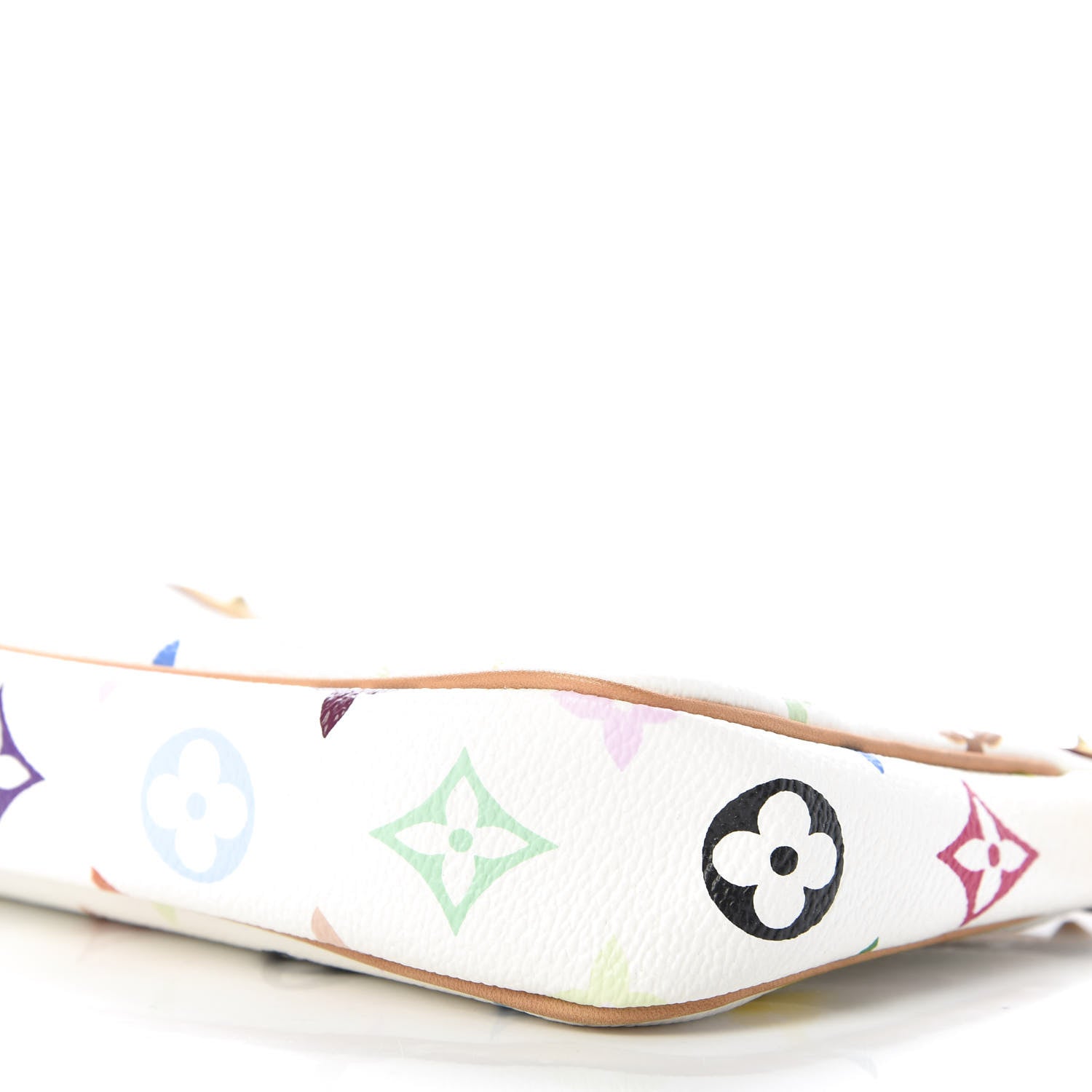 Louis Vuitton Monogram Multicolor Pochette Accessories White 7 of 10