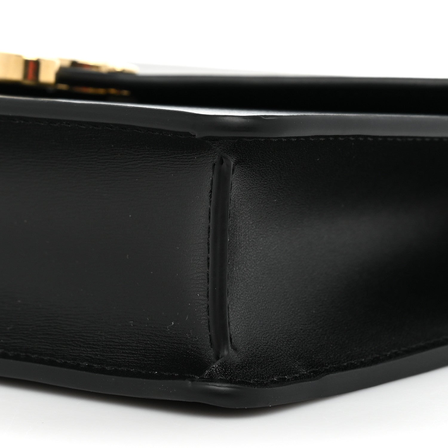 Celine Shiny Calfskin Triomphe Margo Wallet on Chain Black 8 of 8