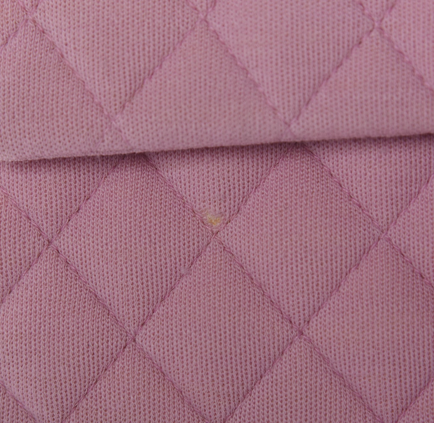 Jersey Quilted Small Double Flap Pink