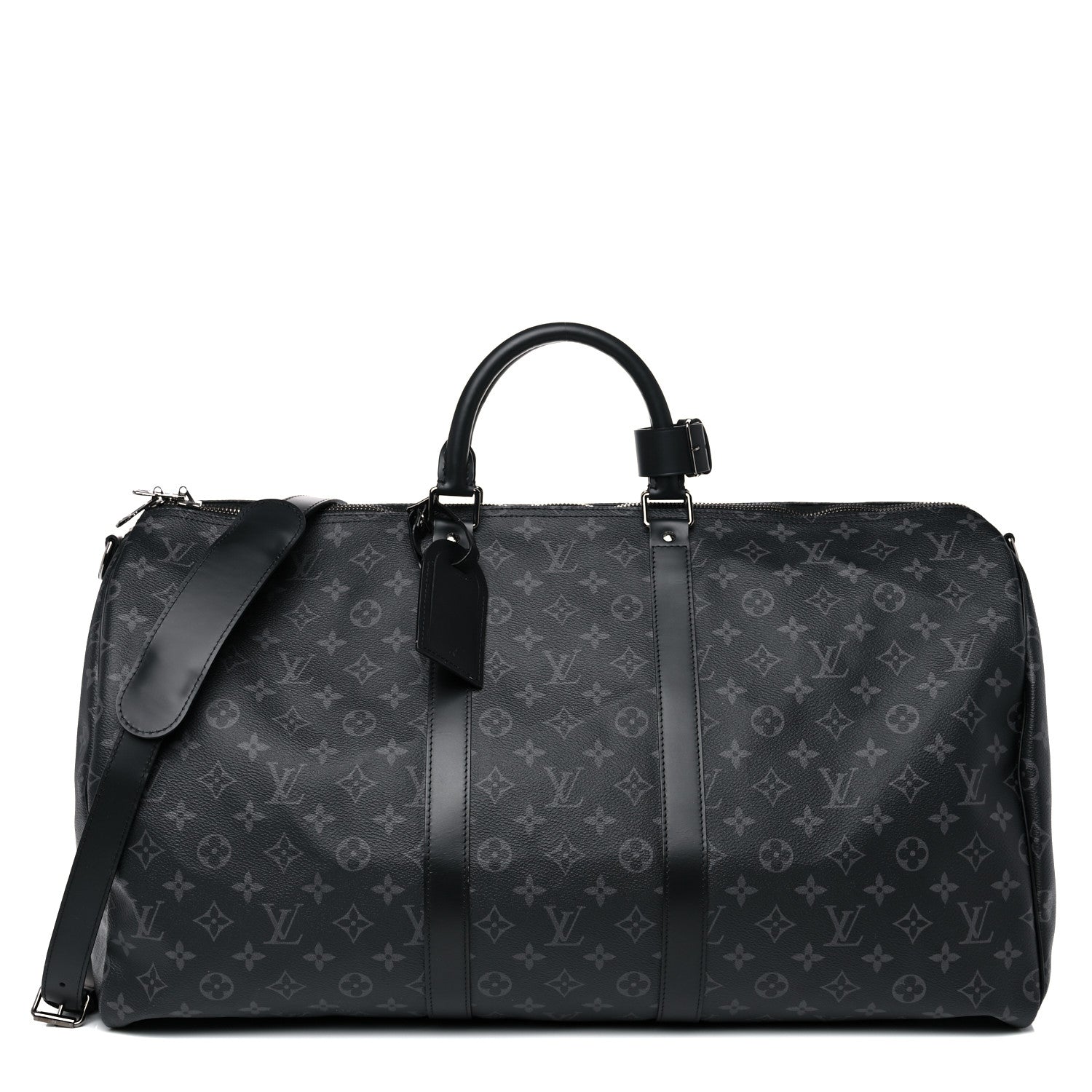Louis Vuitton Monogram Eclipse Keepall Bandouliere 55 1 of 16