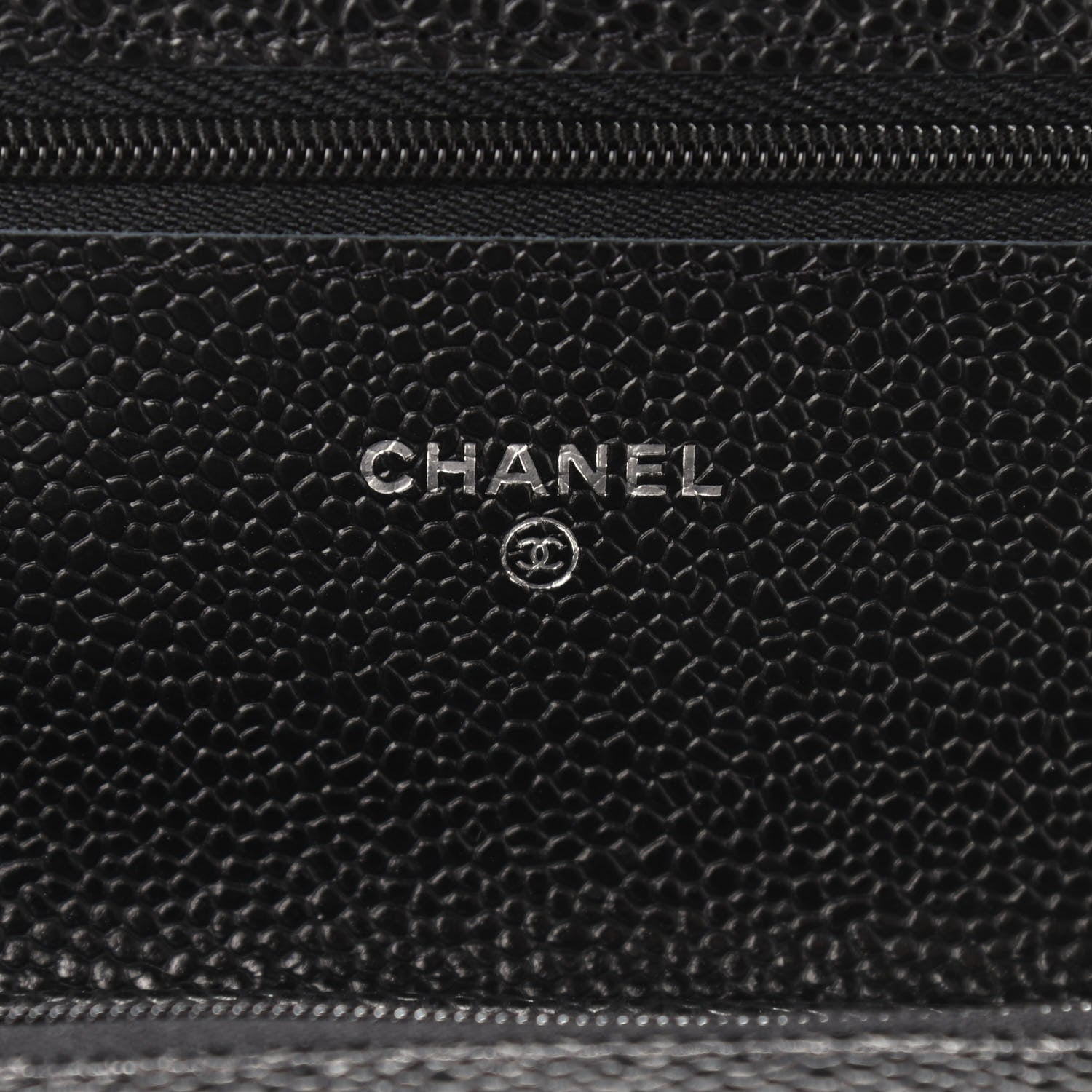 Chanel Caviar Quilted Wallet On Chain WOC Black 6 of 10