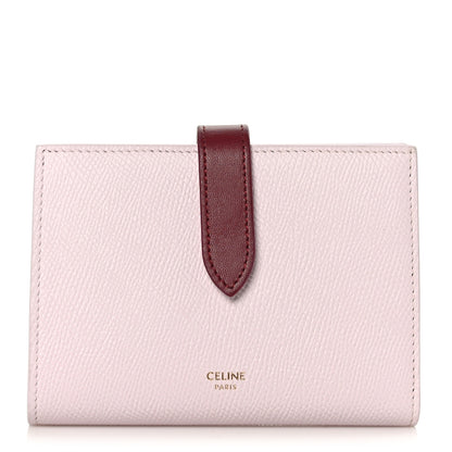 Celine Grained Calfskin Medium Multifunction Strap Wallet Peony Carmin 1 of 7
