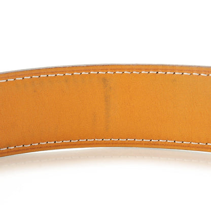 Hermes Box Chamonix 32mm Belt Strap 85 Bleu Marine Natural 4 of 7