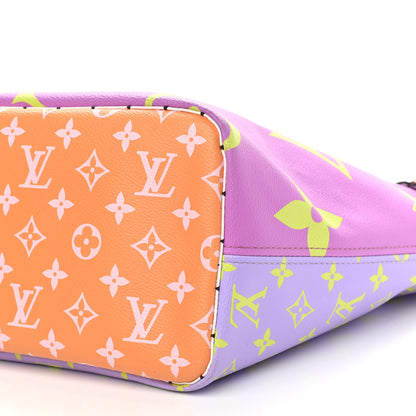Louis Vuitton Monogram Giant Neverfull MM Pink Lilac 9 of 11
