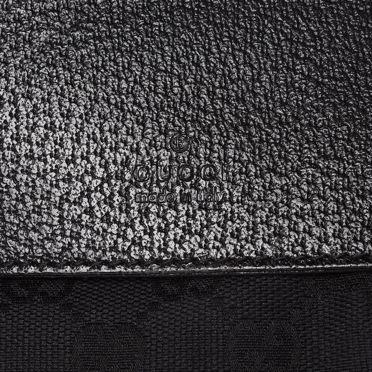 Gucci GG Monogram Double Pocket Belt Bag Black 8 of 13